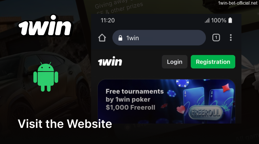 1win mobile site access via smartphone browser