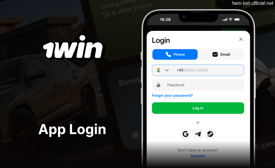 1win app secure login and account access