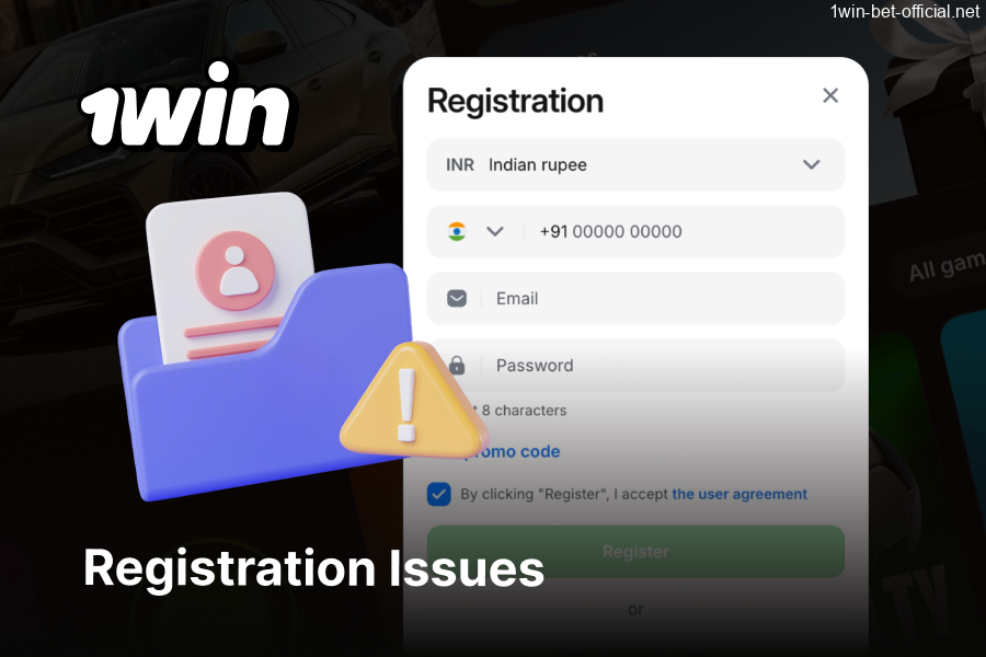 Fix common 1Win registration and login problems