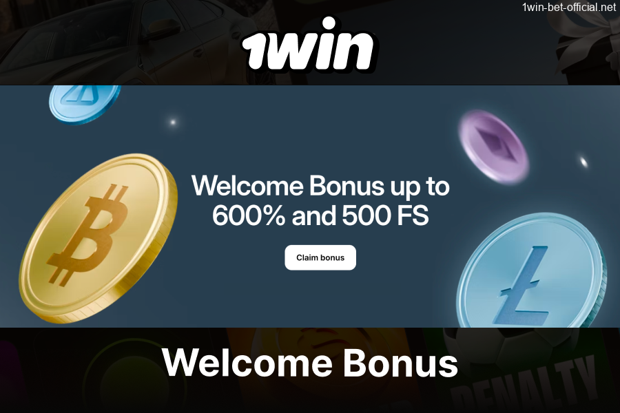 Claim your 1Win welcome bonus with a deposit