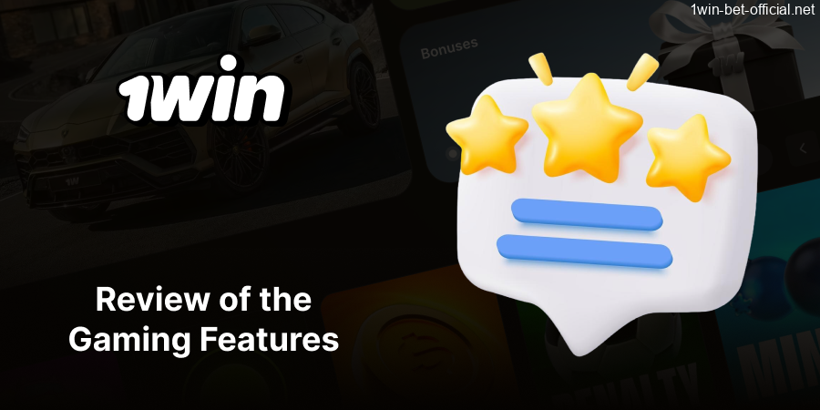 Review of 1win casino gaming features